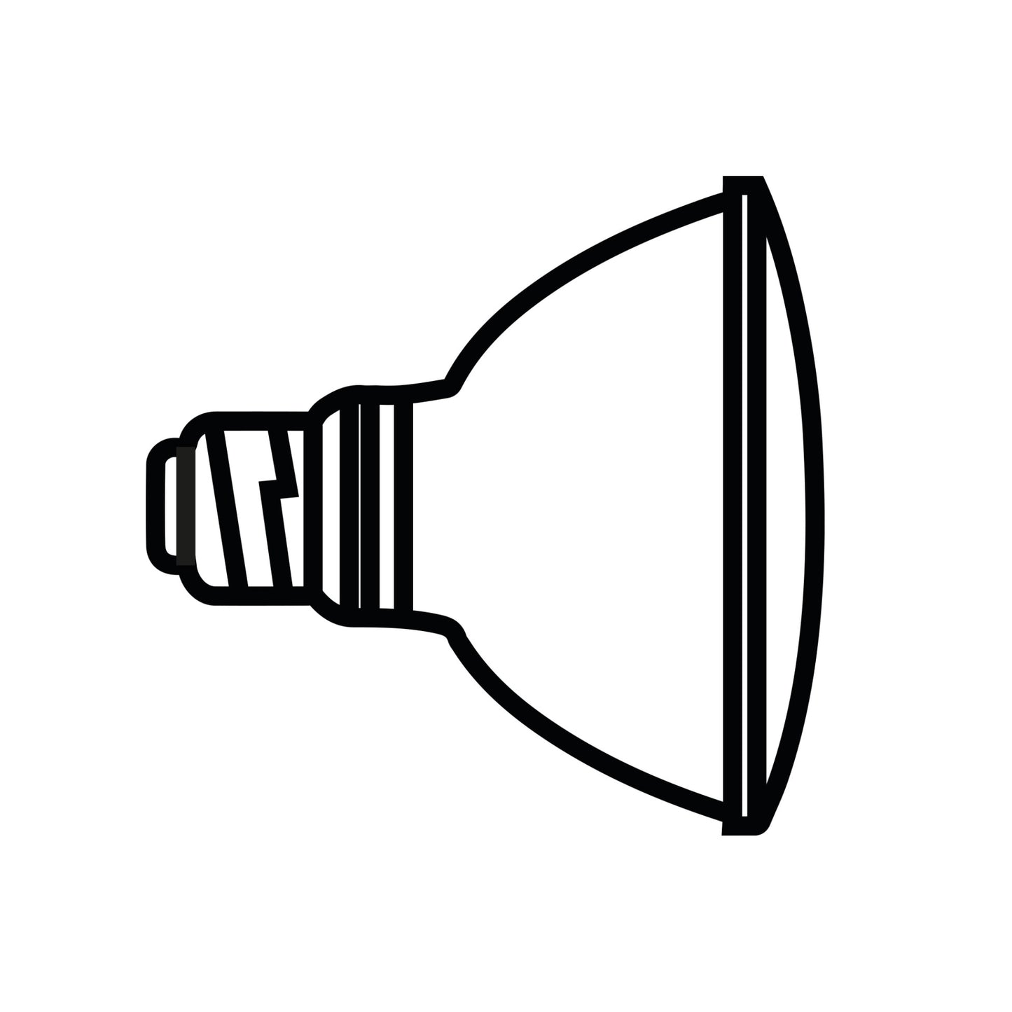 Ampoule E27 17W PAR38 Non-Dimmable
