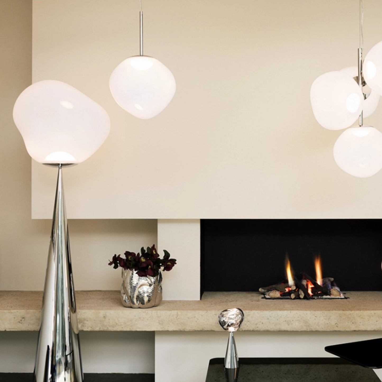 Melt Cone Floor Fat Lampadaires LED