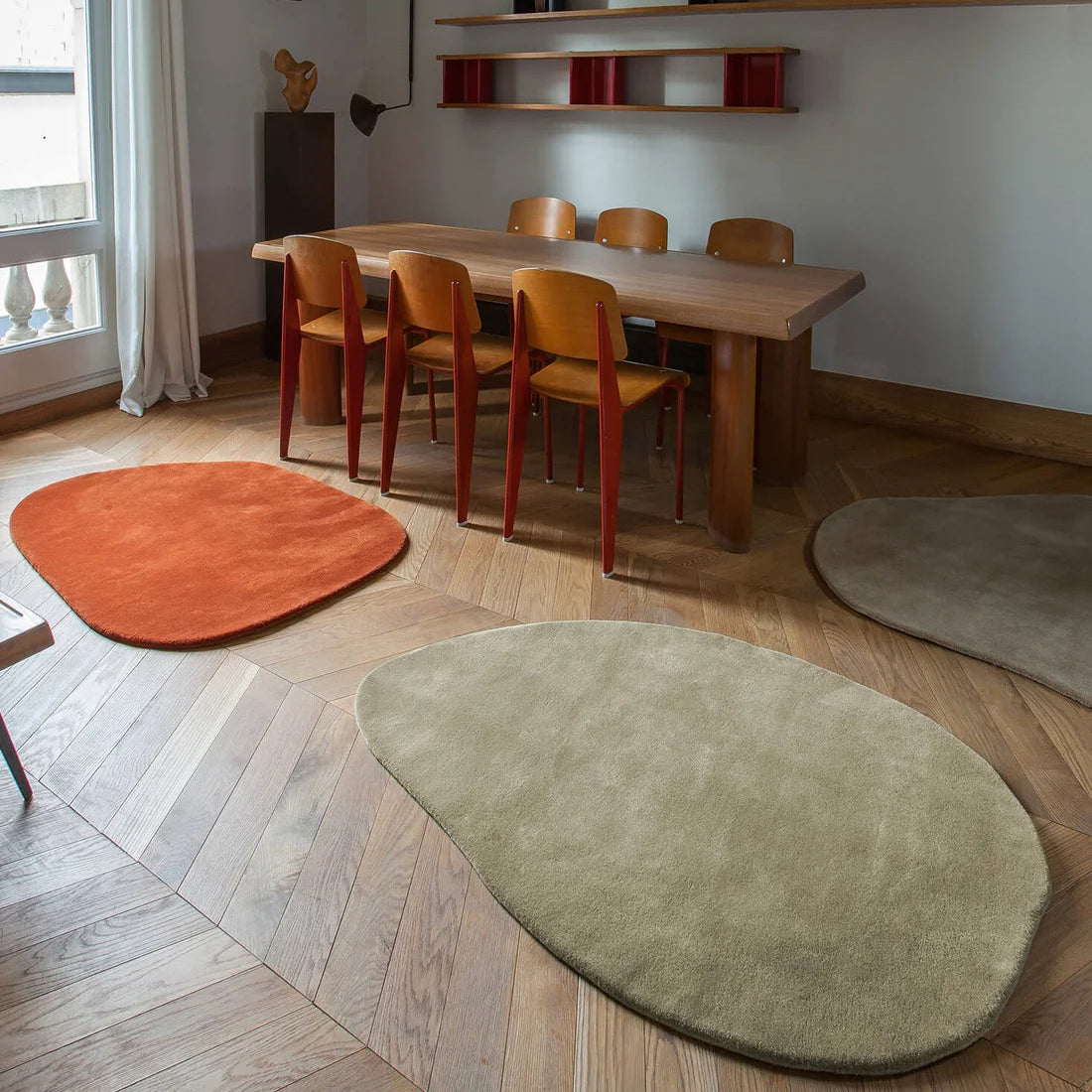 Stone 1 100x140 cm Tapis Gris