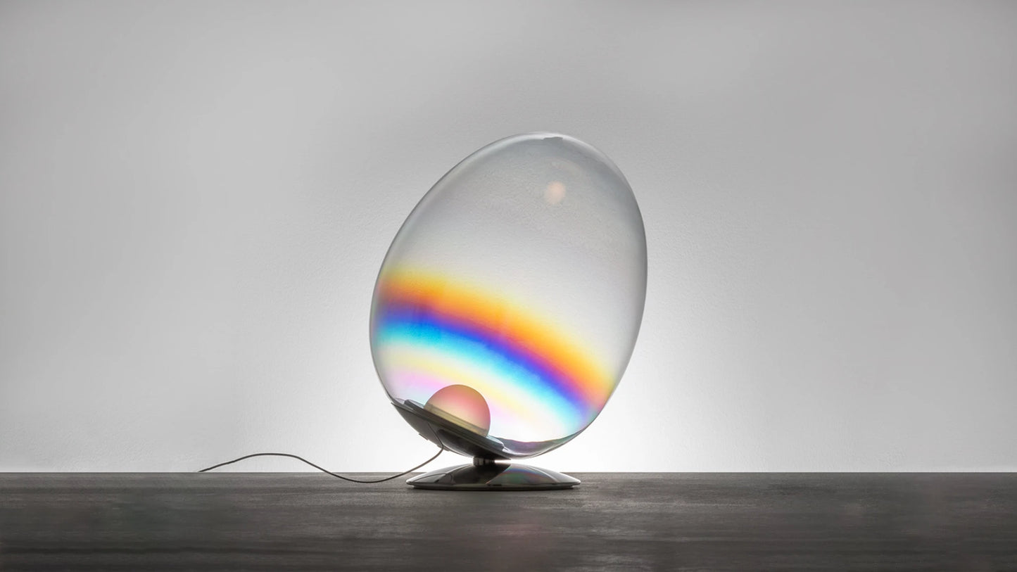 Stellar Nebula Lampes de table LED Transparent irisé