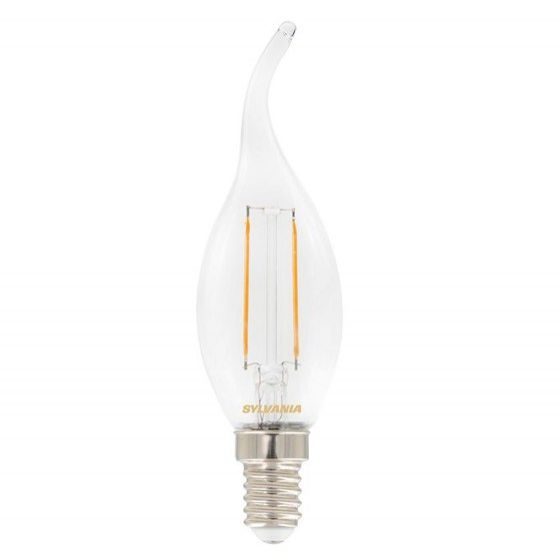 LED Flamme Coup de vent 2.5W E14 250 lumen 2700K Flamme