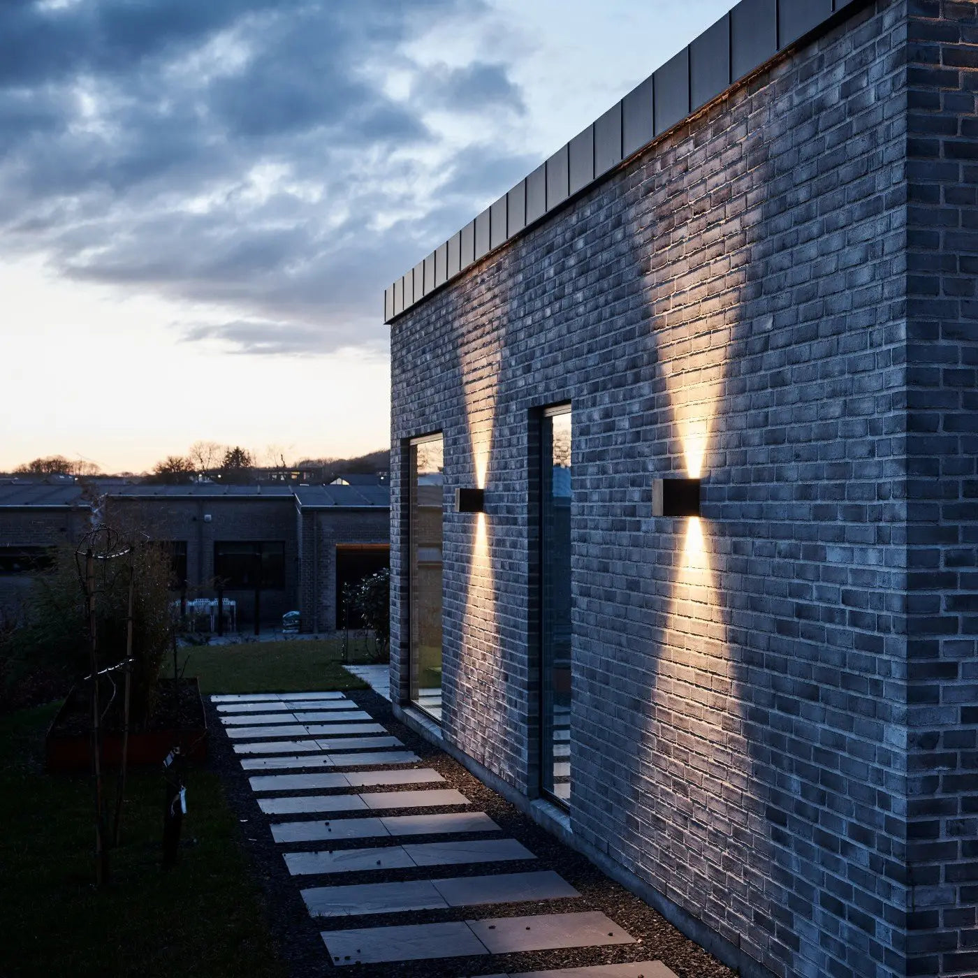 Cube XL Appliques Outdoor LED Noir