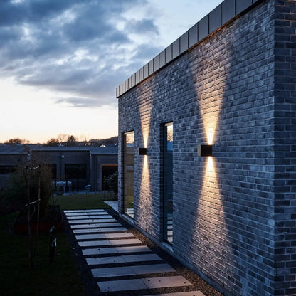 Cube XL Appliques Outdoor LED Noir