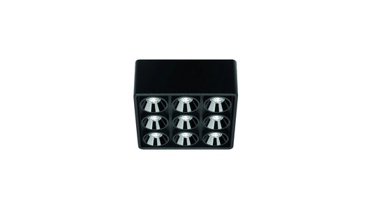 Black Foster Micro Surface 3X3 2700K Spots surface