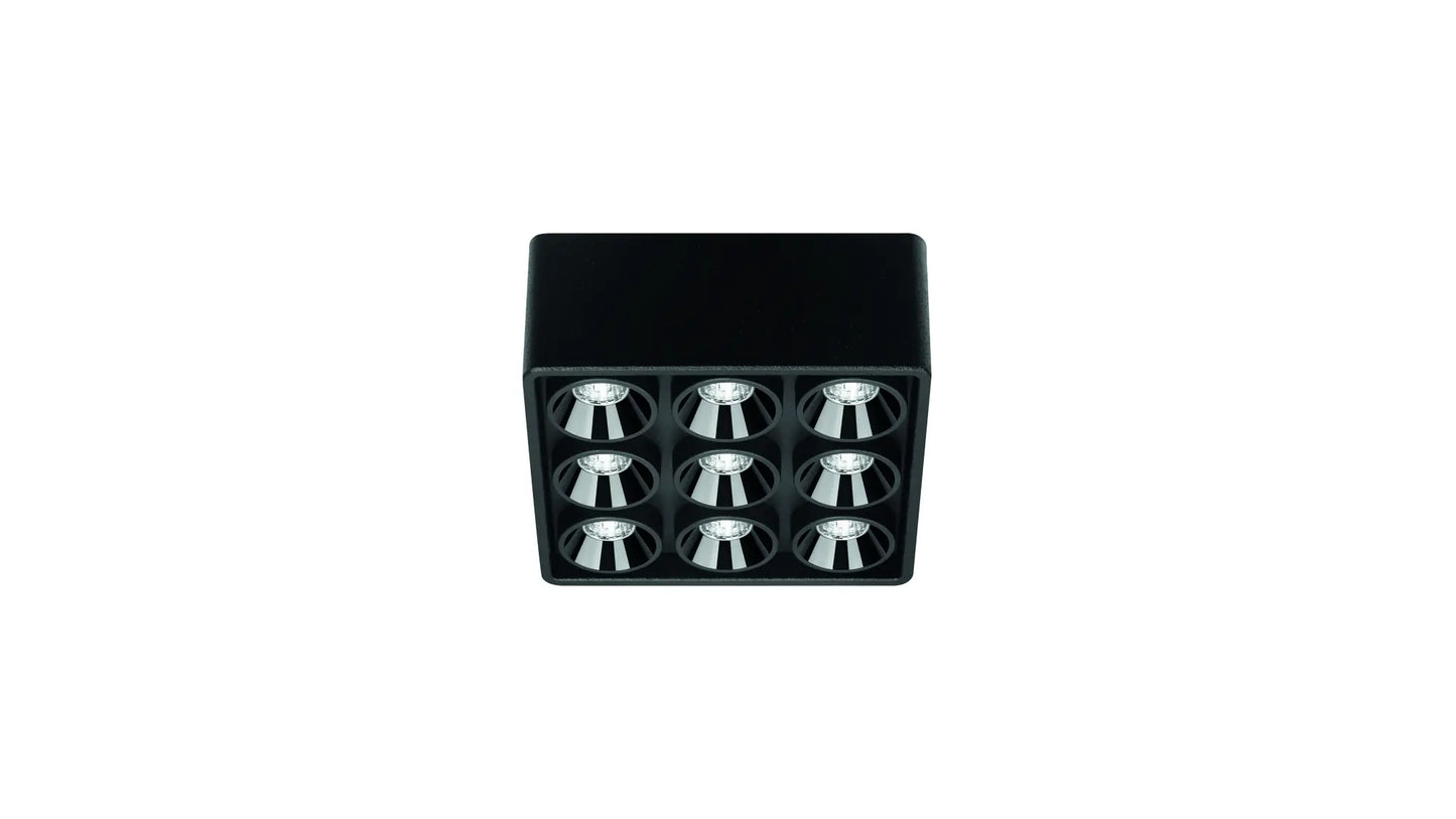 Black Foster Micro Surface 3X3 3000K Spots surface