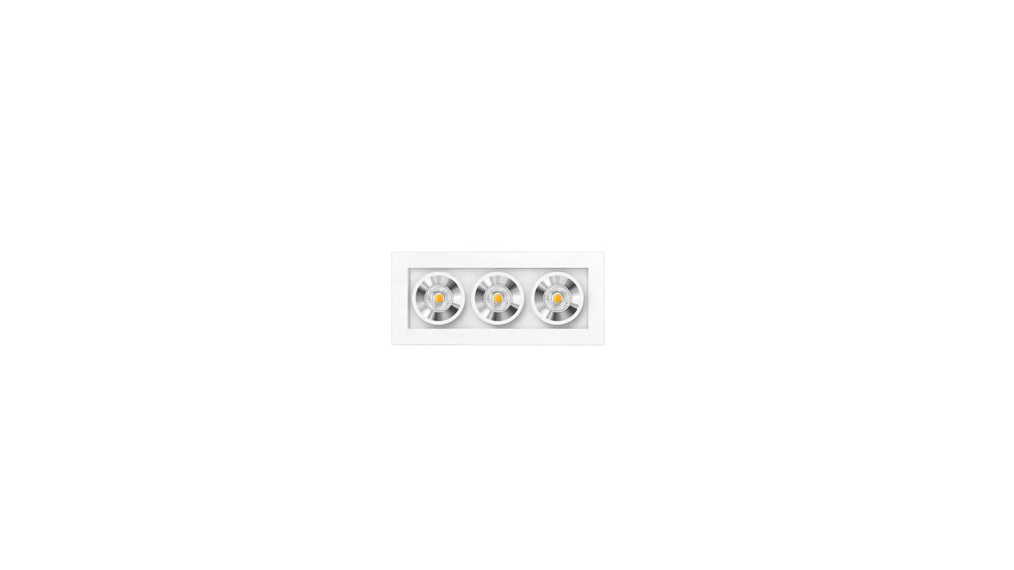 Black Foster Micro Recessed 3 3000K Spots encastrés