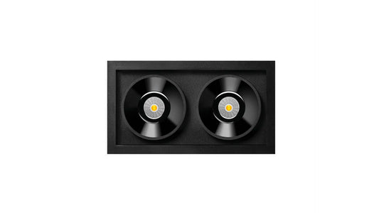 Black Foster S Recessed 2 Spot 2700K Spots encastrés