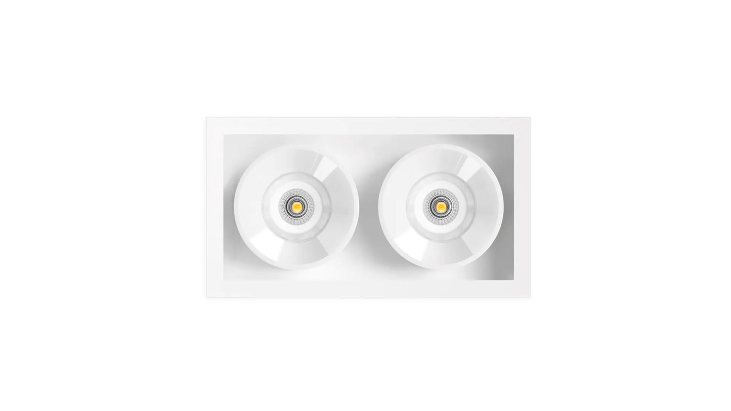 Black Foster S Recessed 2 Flood 3000K Spots encastrés