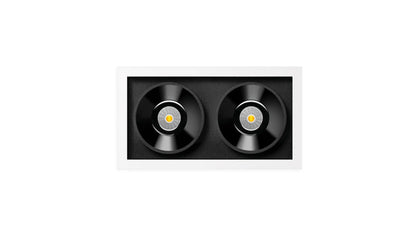 Black Foster S Recessed 2 Spot 2700K Spots encastrés