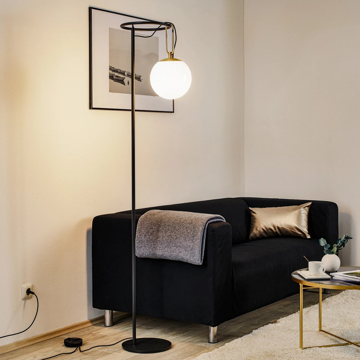 Nh F Lampadaires Doré