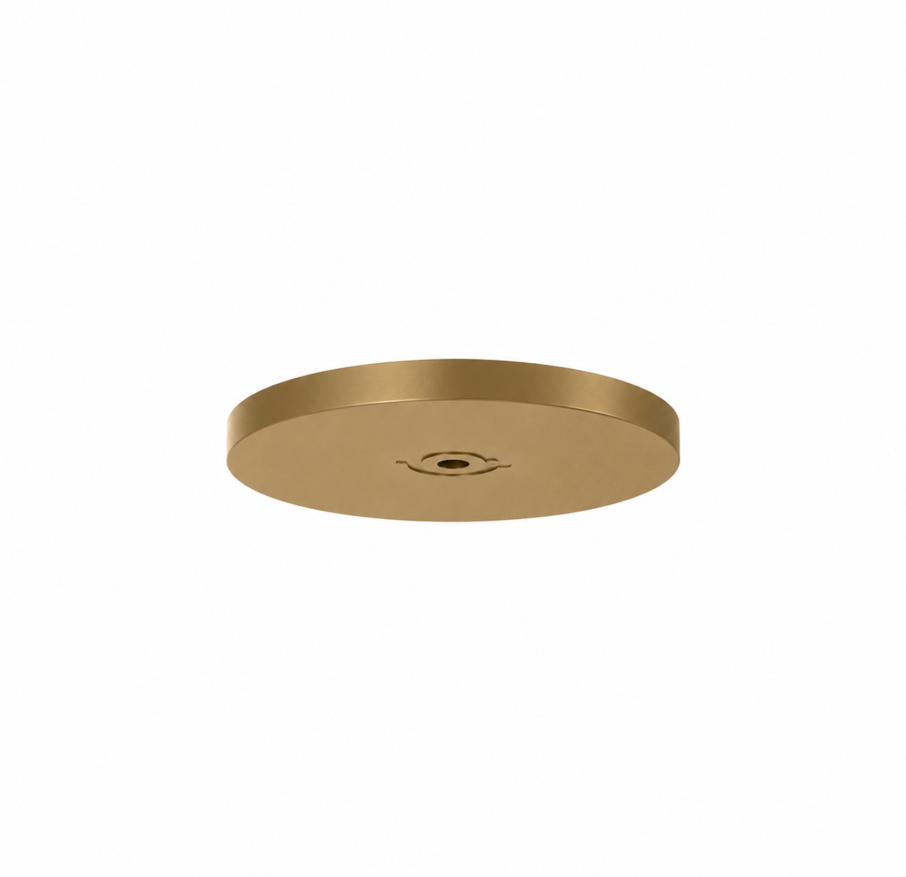 Susp single ceiling base semi rec 1.0 round Accessoires