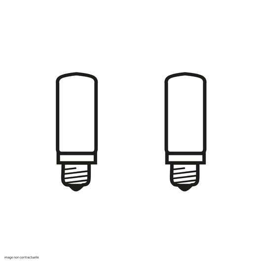 2 x Ampoule E14 8W LED