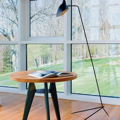 Lampadaire droit Noir