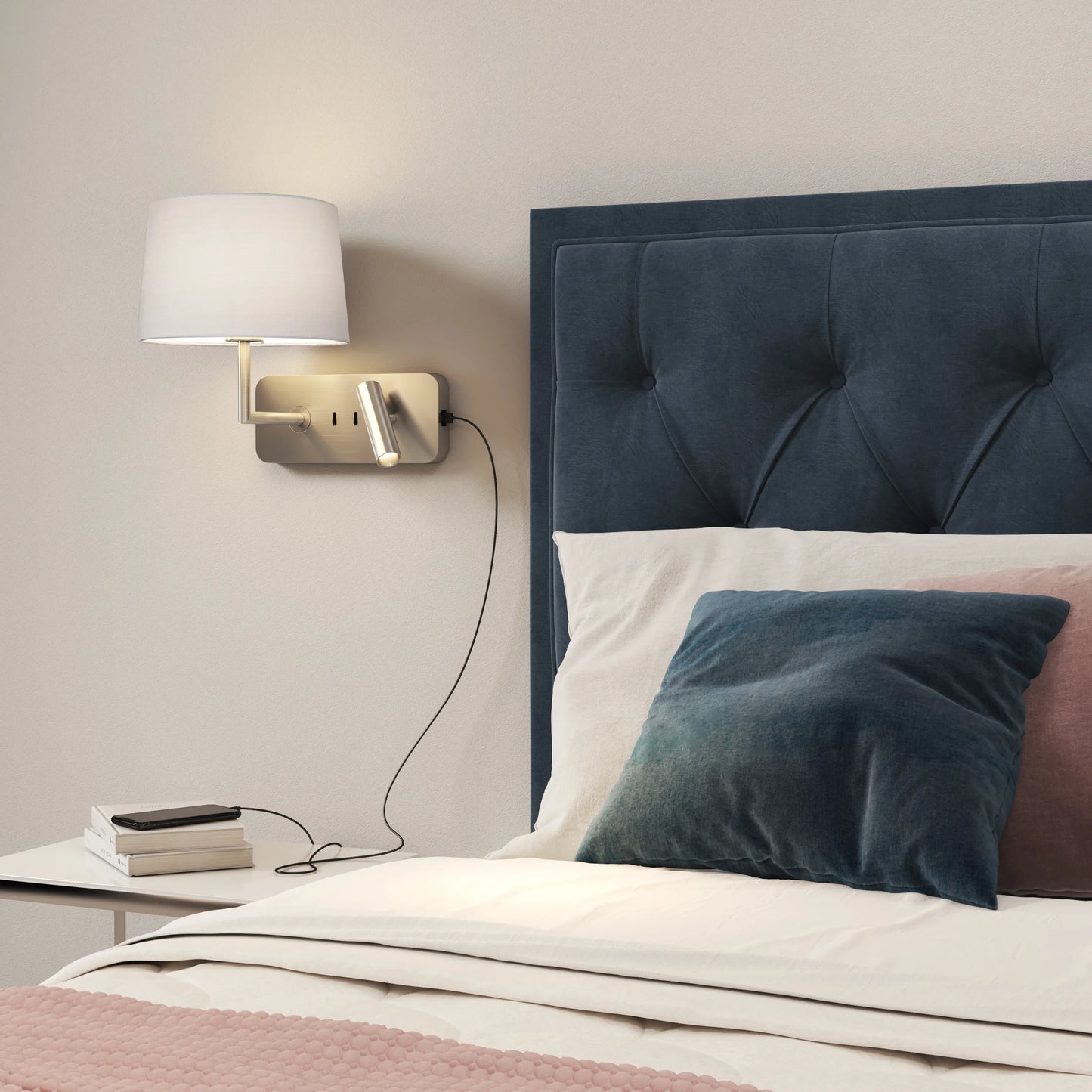 Side by Side Grande USB IP20 Liseuses