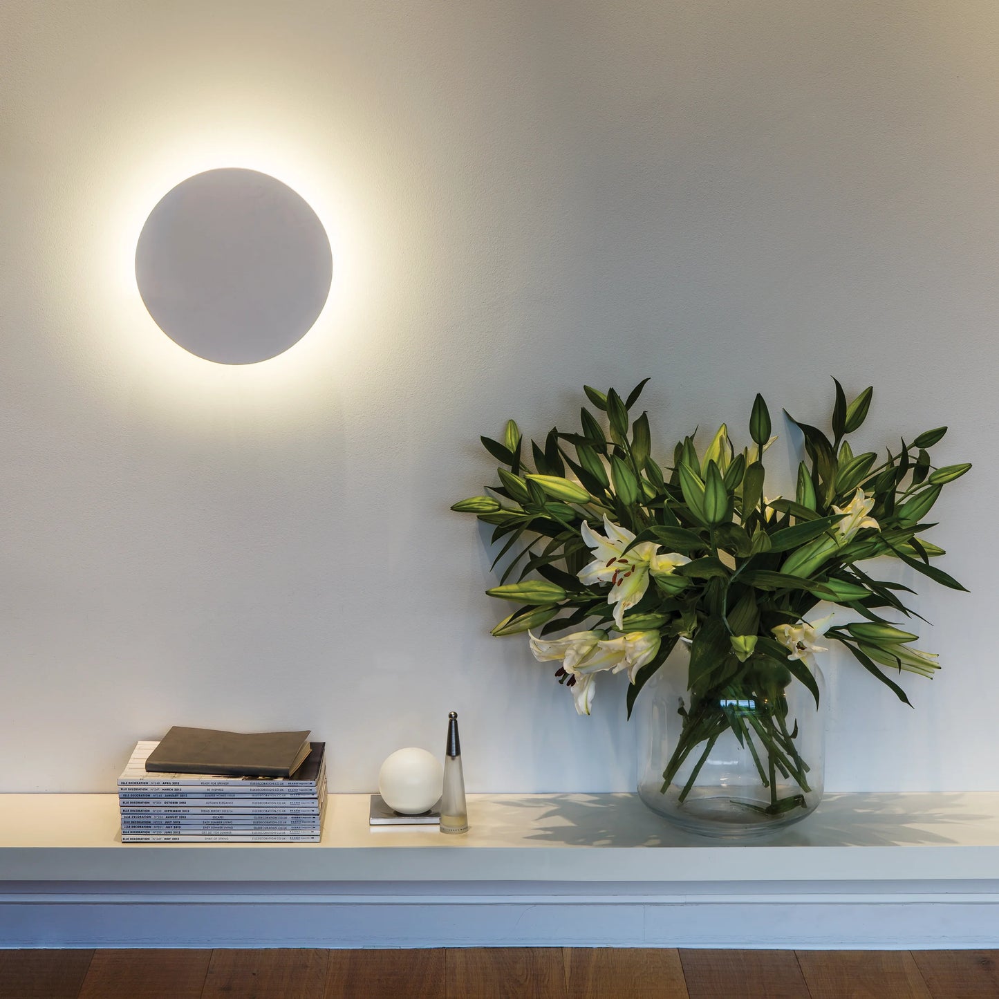Eclipse Round 350 LED 3000K Plâtre IP20 Appliques