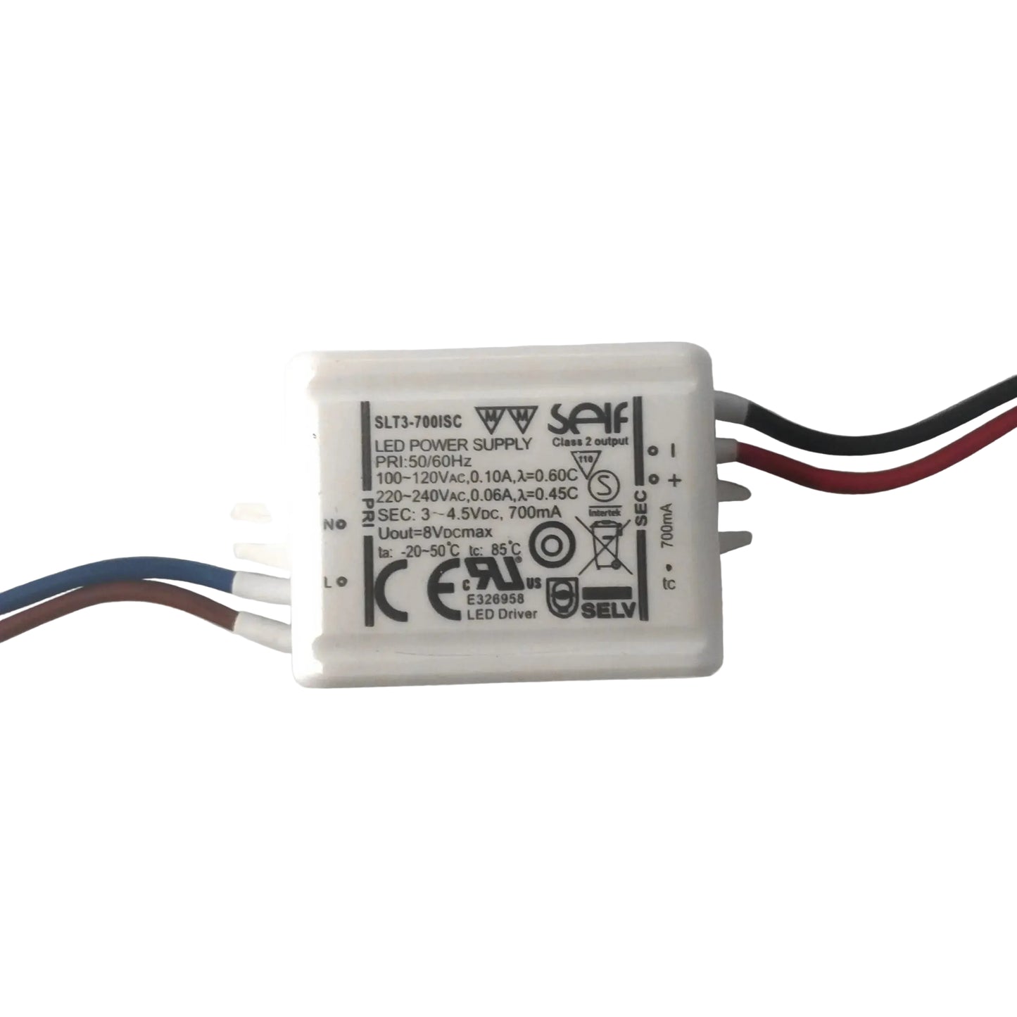 LED Driver CC 700mA 2.1-3.15W IP66 Accessoires