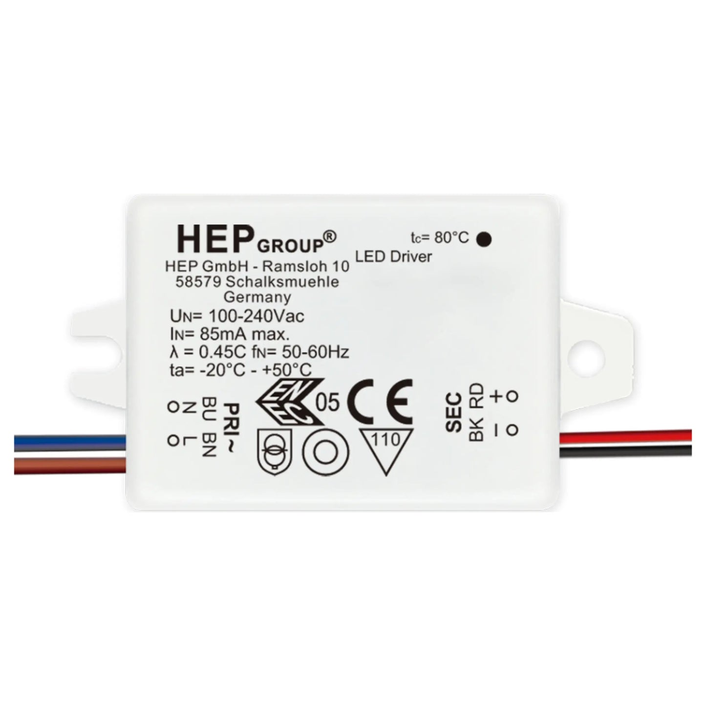 LED Driver CC 700mA 1.9-3.1W 0 IP20 Accessoires