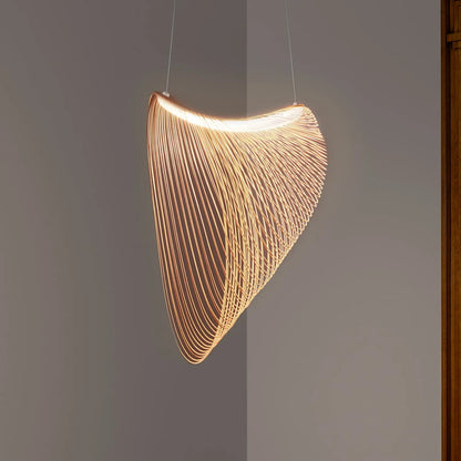 Illan Suspensions LED Bois clair Ø100cm