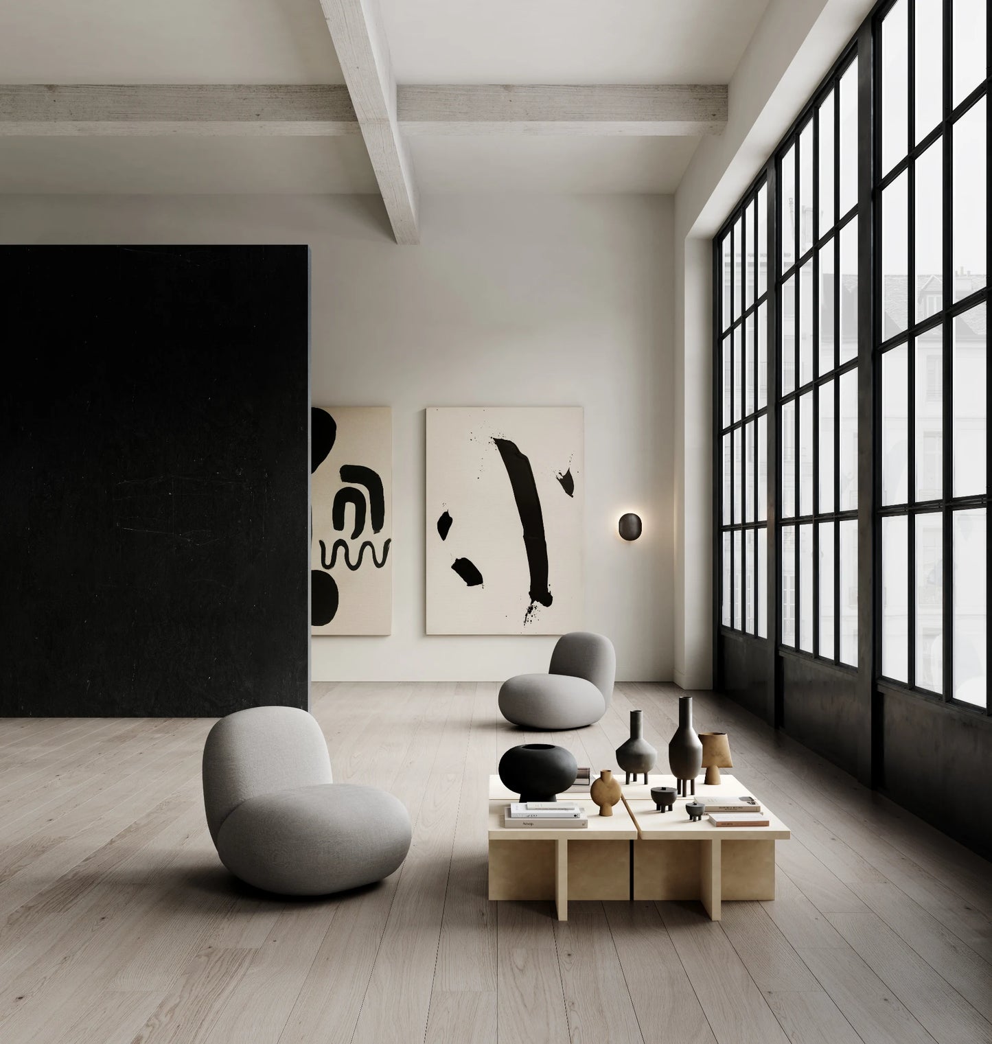 Clam Appliques murales
