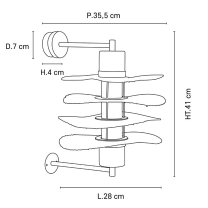 Rivage Small Appliques Naturel