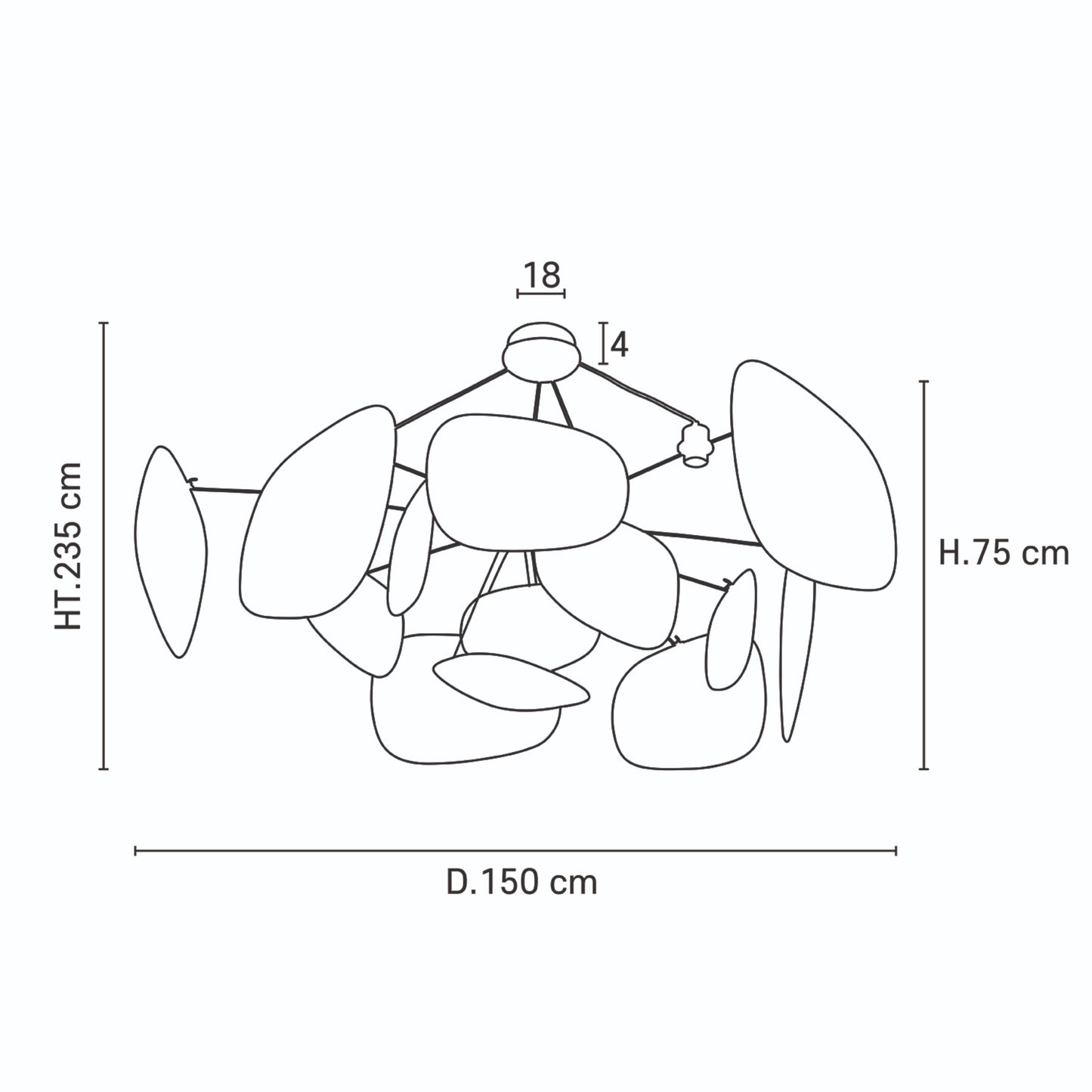 Screen 70's XXL Suspensions Lin