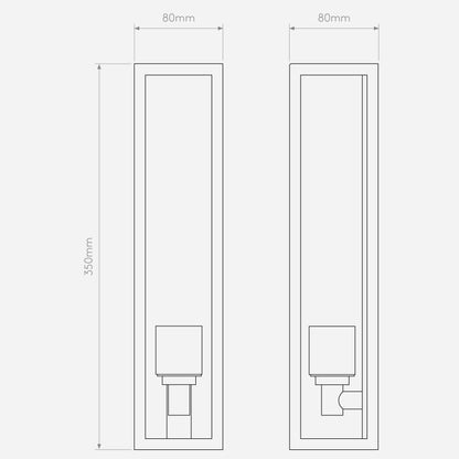 Harvard naturel IP44 Appliques Outdoor