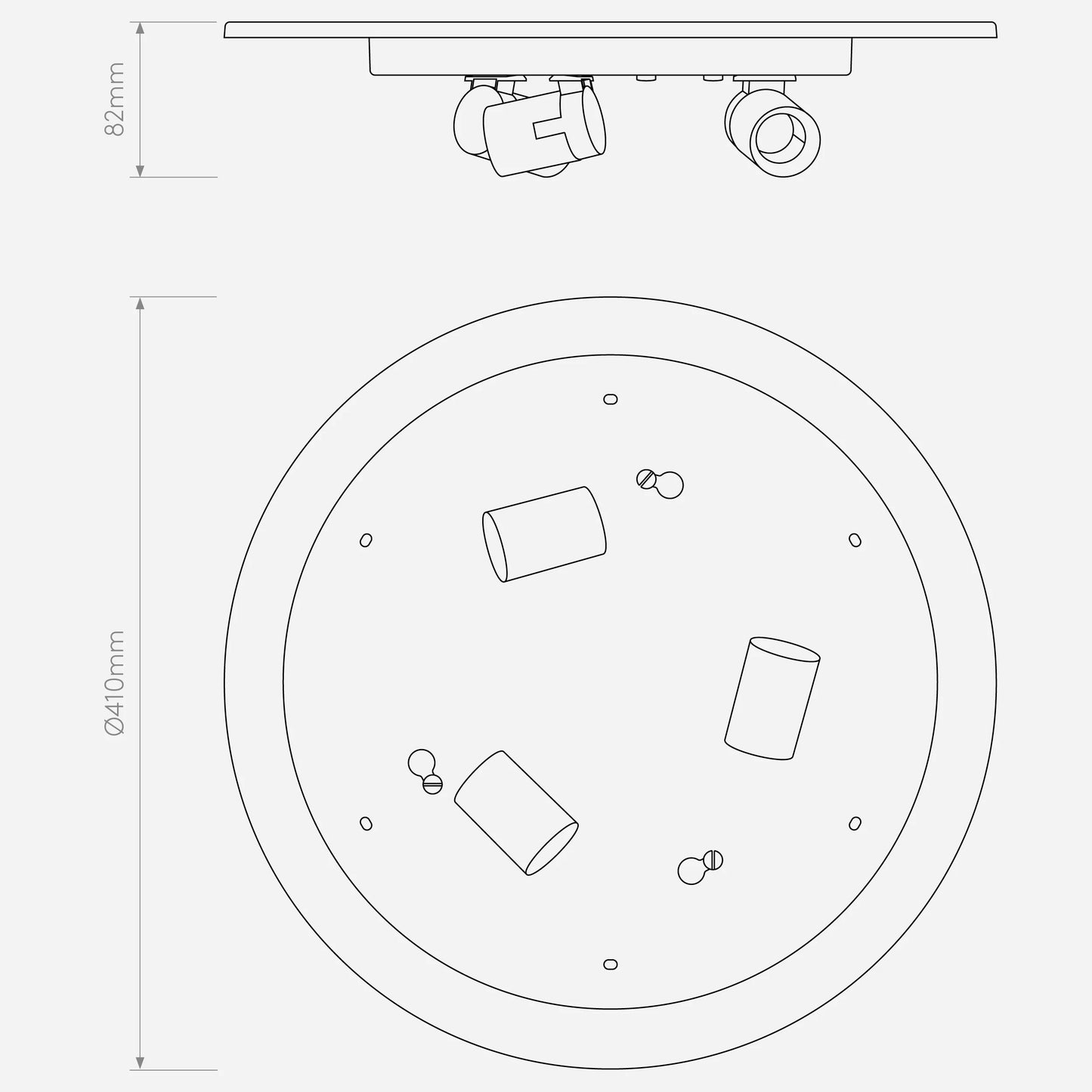 Ceiling Base 410 IP20 Accessoires