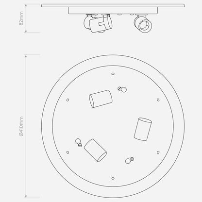 Ceiling Base 410 IP20 Accessoires