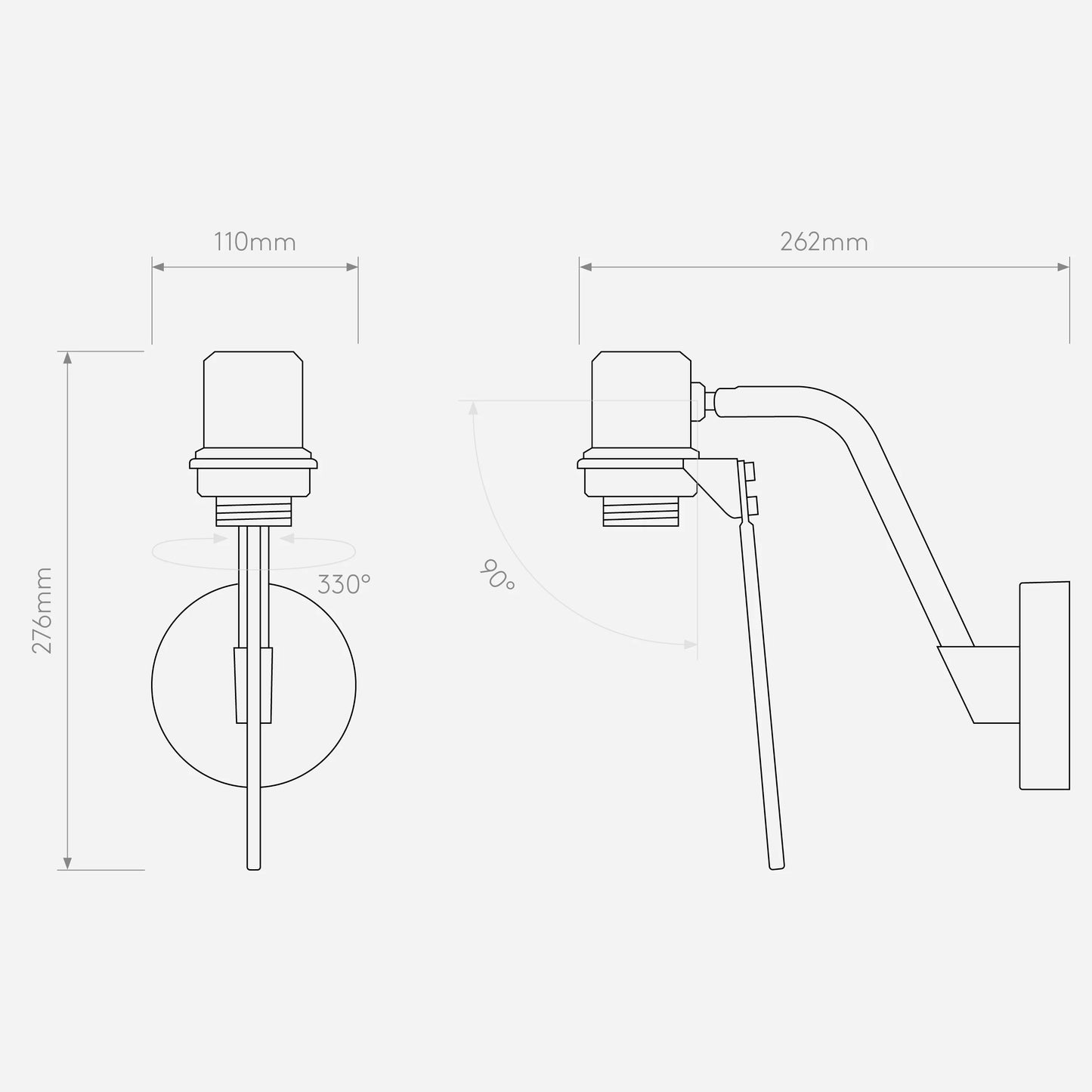 Edward Switched IP20 Commuté Non modulable Appliques