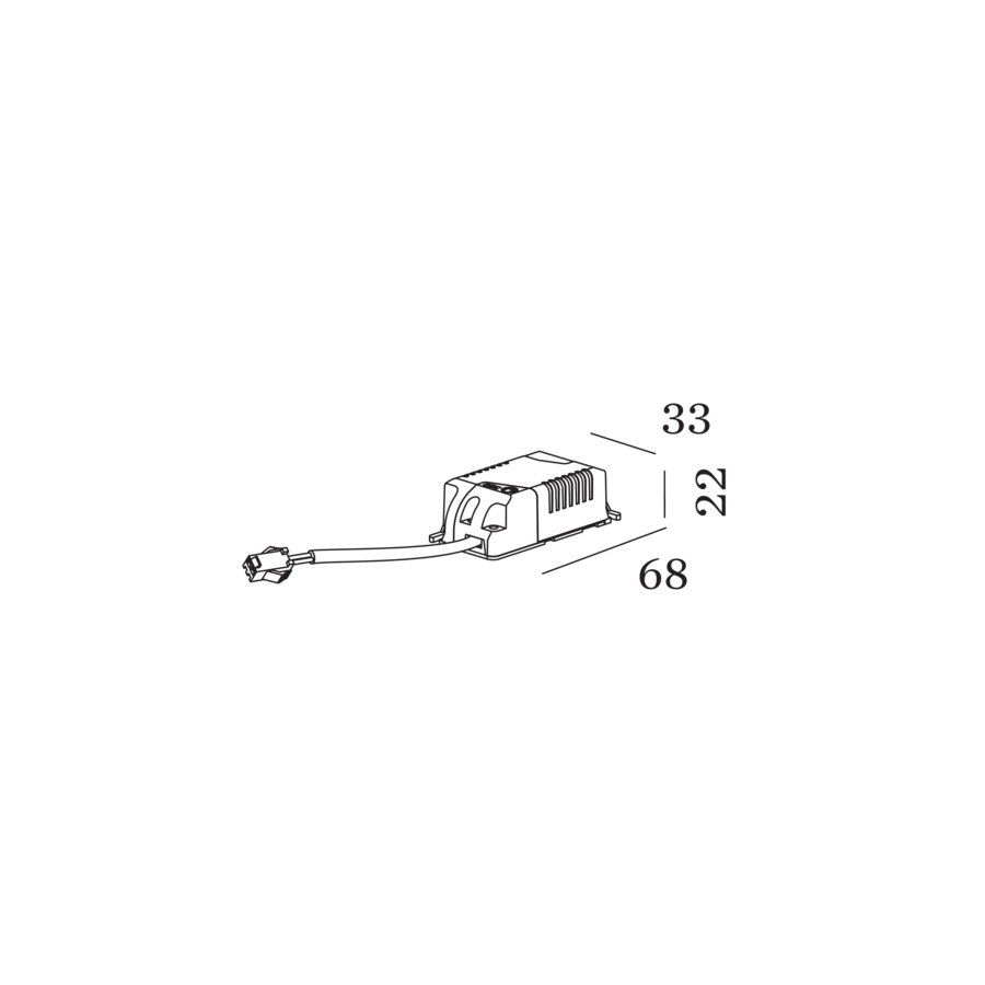 Driver 7.5W | 180mA | 27-42V | phase-cut dim Accessoires
