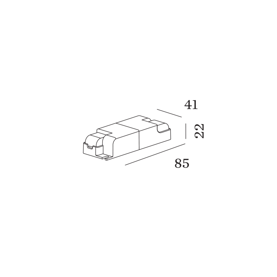 Driver 10W | 200mA | 30-42V | phase-cut dim Accessoires