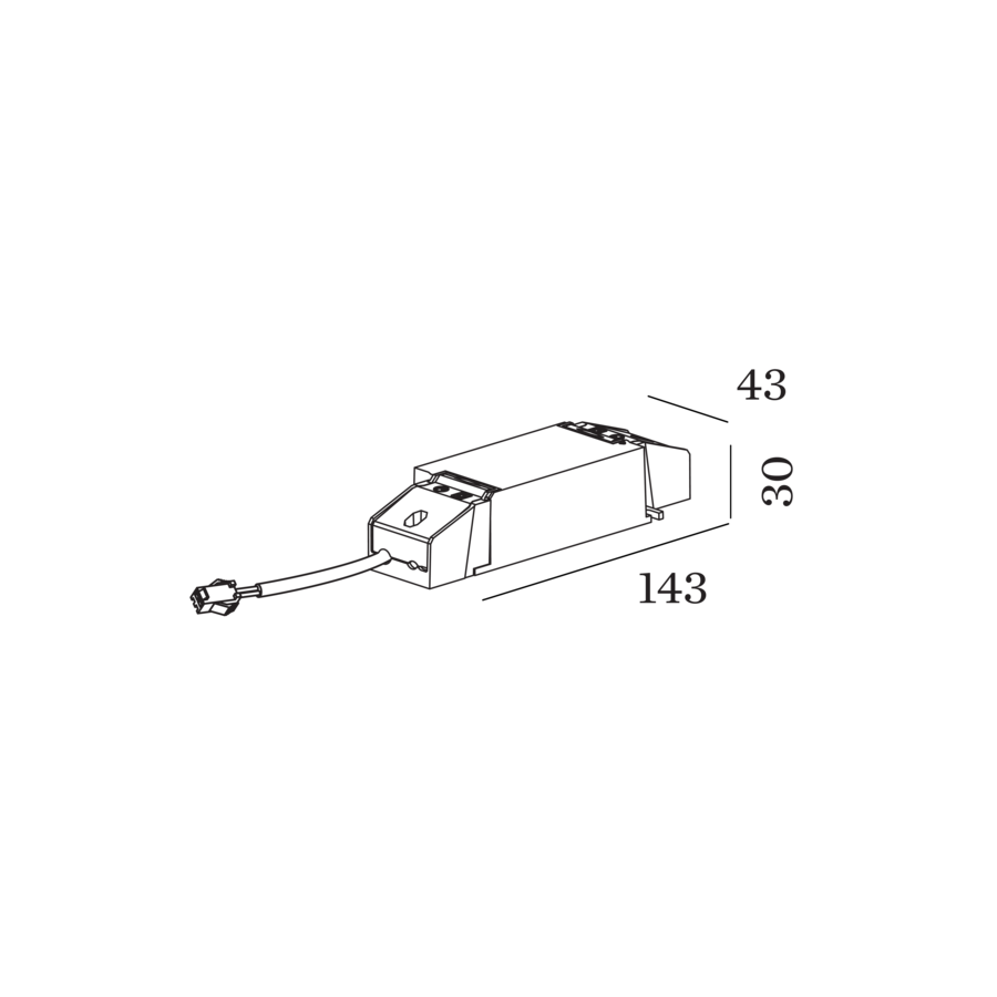 Driver 500mA 24W 6-49V DALI-2 / Push Dim Accessoires