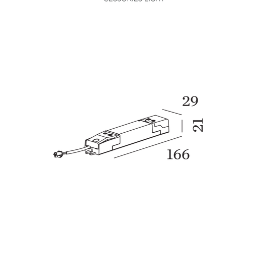Driver 250ma 10w 10-40v dali-2 / push dim Accessoires
