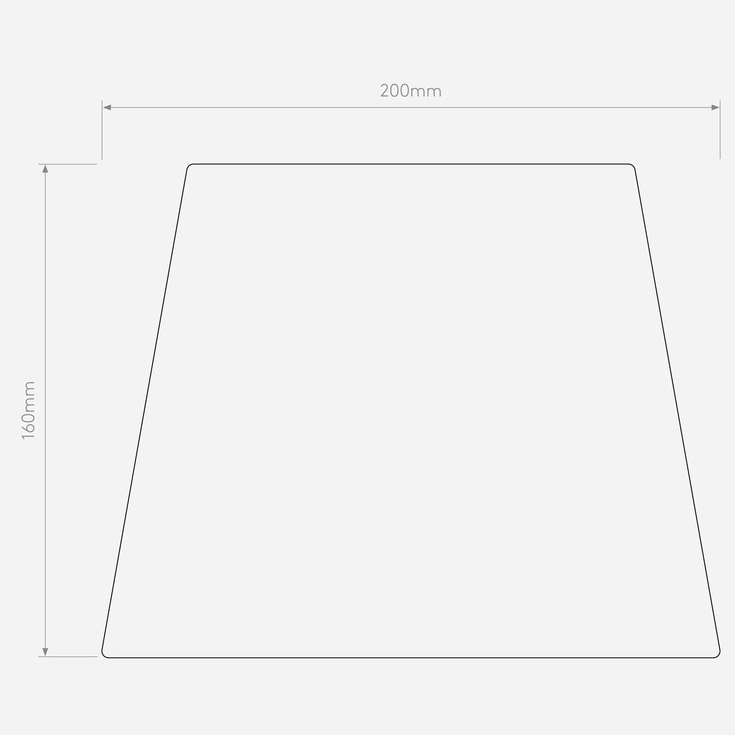 Soft Square 200 (vendu par lot de 2) Tissu Putty Abat-jours
