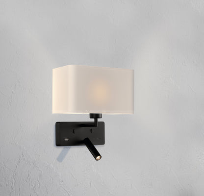 Romeo LED sans abat-jour / avec liseuse / port USB Appliques murales