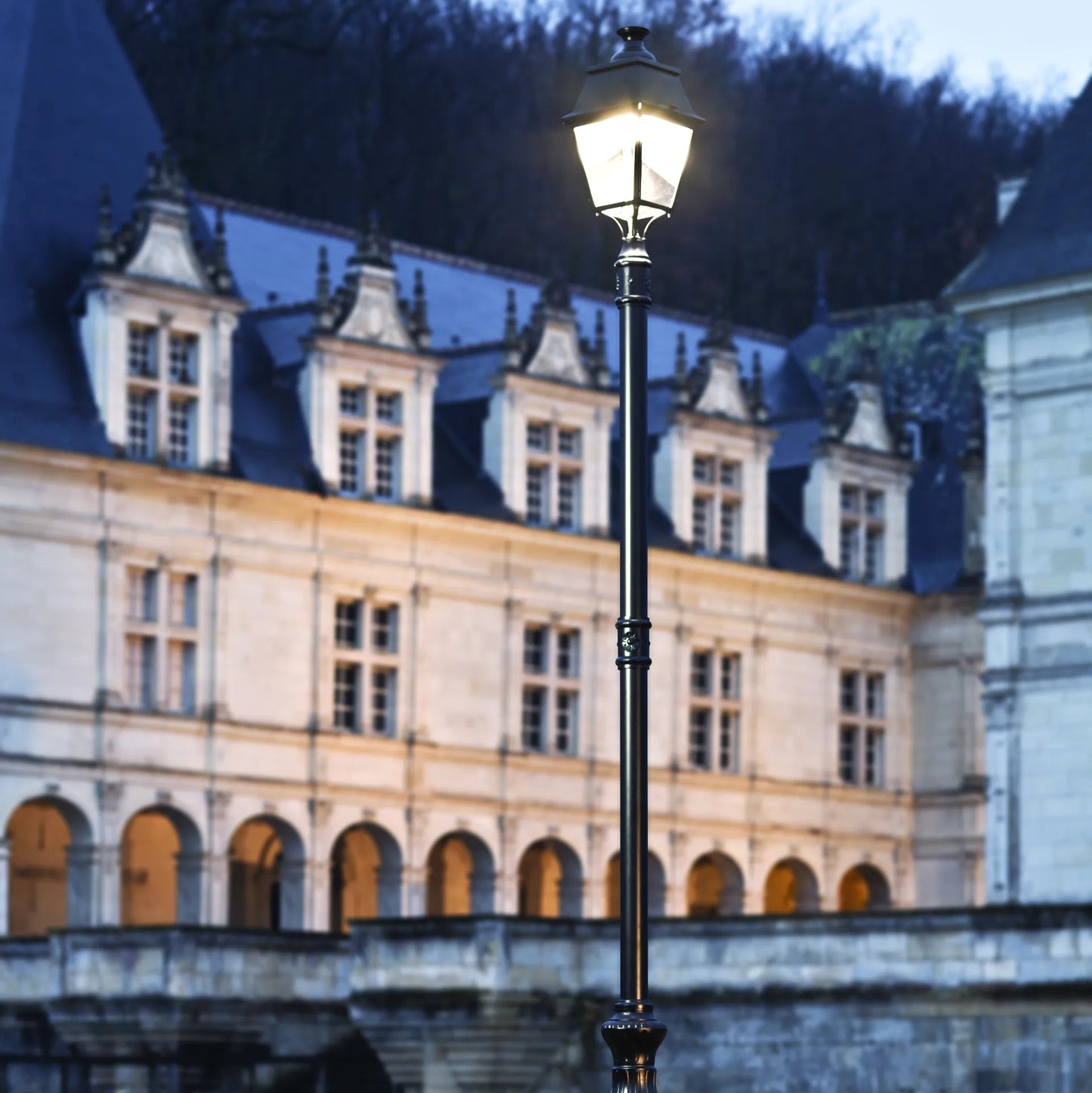 Avenue 4 N° 8 E27 opale Lampadaires Outdoor