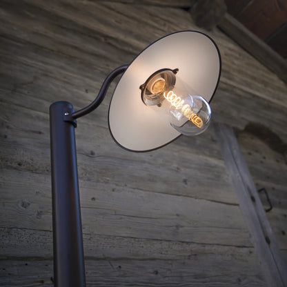 Belcour N° 3 E27 opale Bornes Outdoor