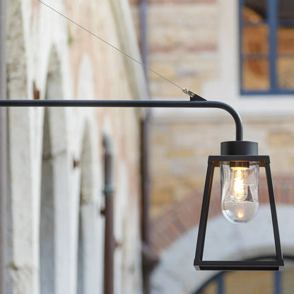 Lampiok 1 N° 6 E27 opale Appliques Outdoor