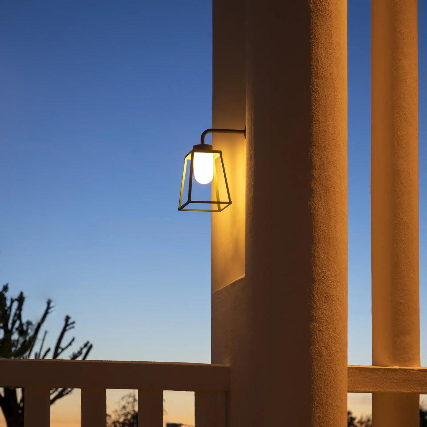 Lampiok 2 N° 3 opale Appliques Outdoor