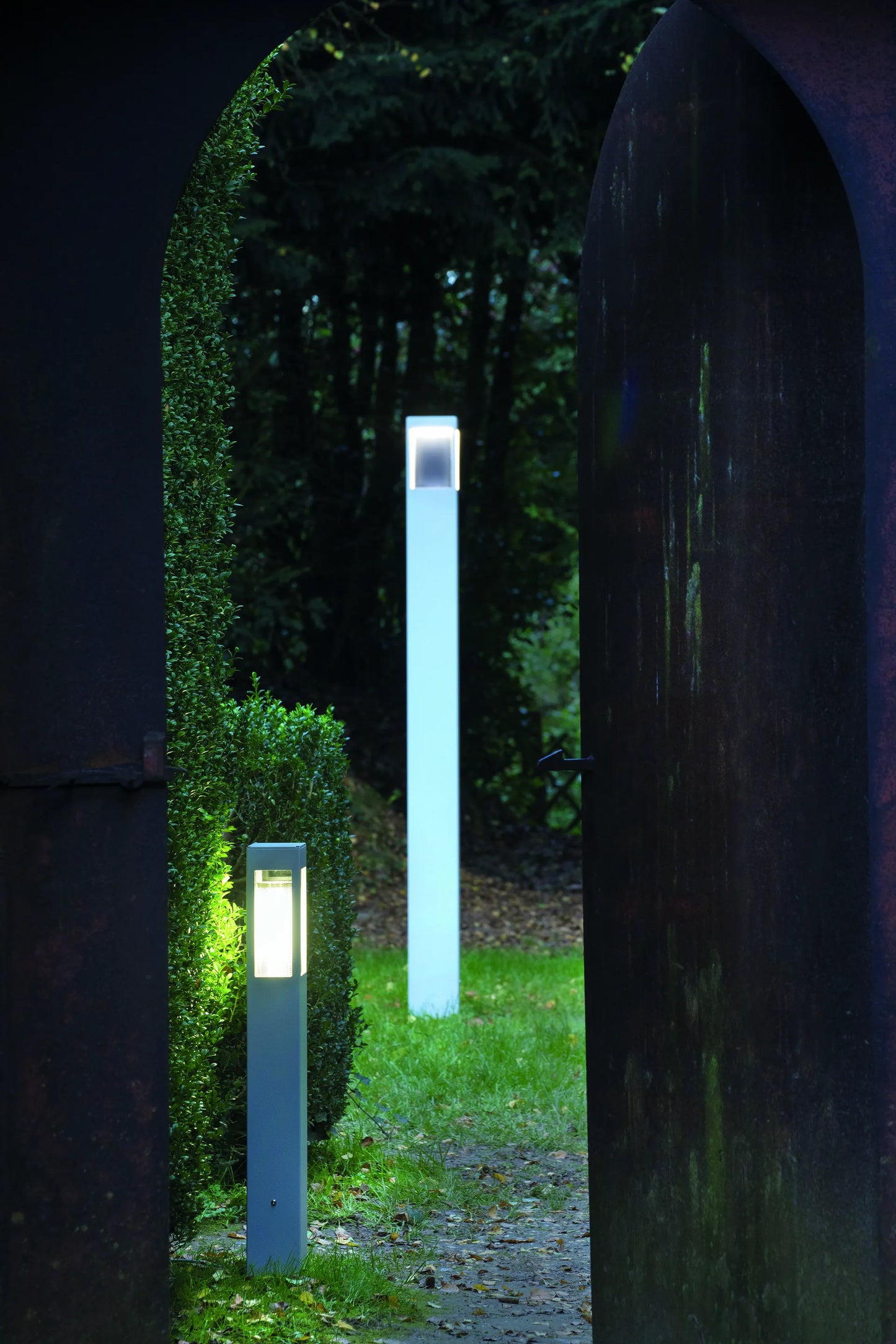 Tétra N° 4 LED avec prises Piliers Outdoor