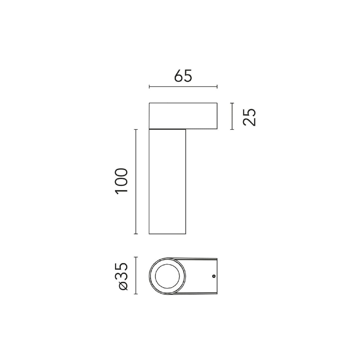 C1 Mono Small Ø35 3000K 374lm Spots