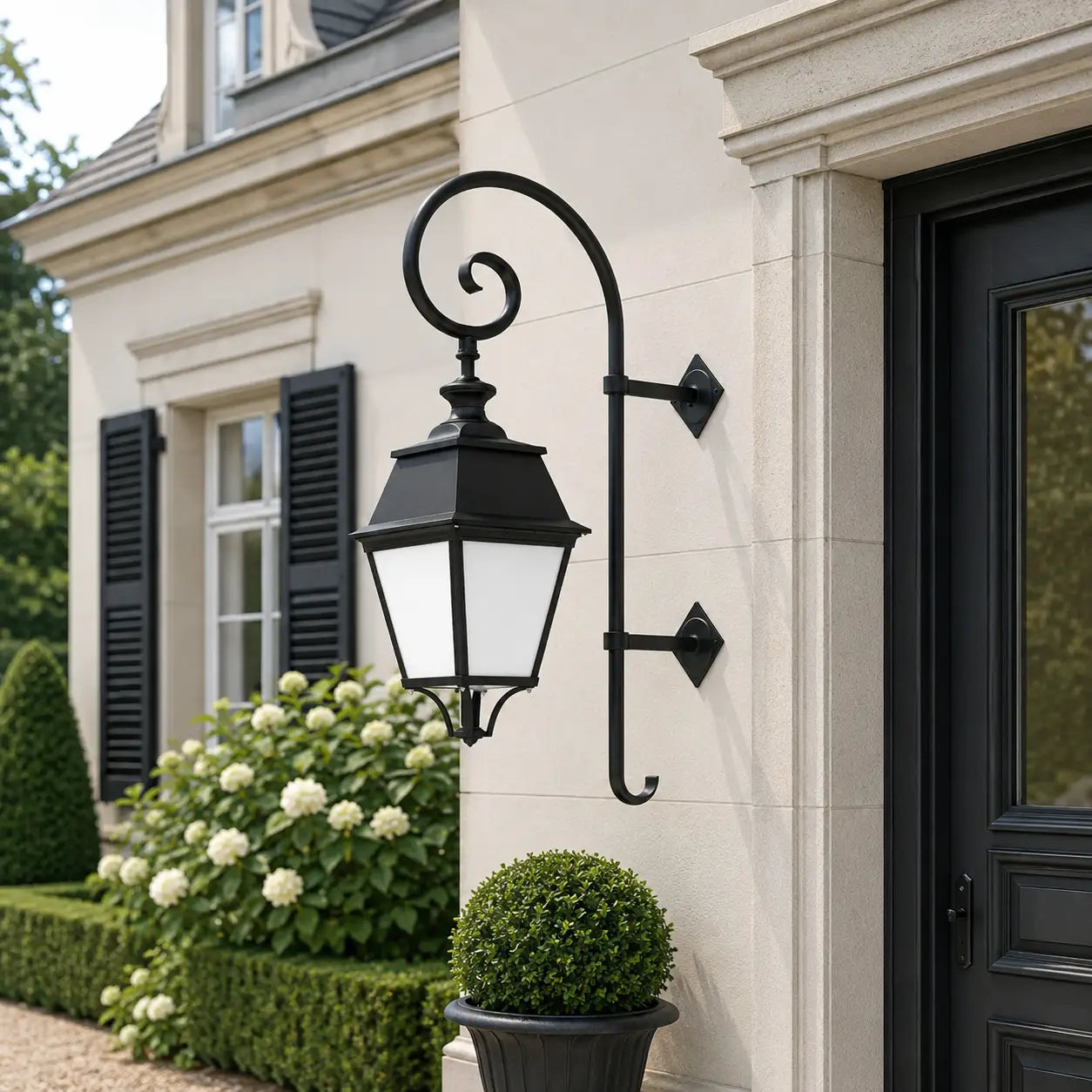 Avenue 4 N° 5 E27 clair Appliques Outdoor