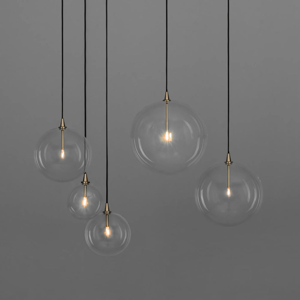 Glass Globe Pendant fi 300 Suspensions