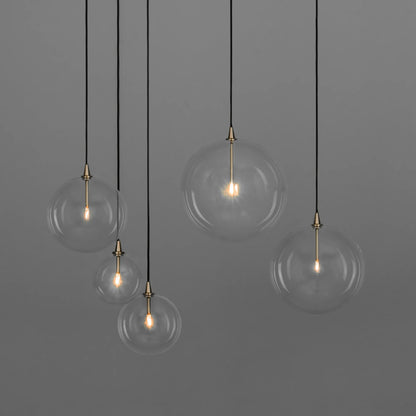Glass Globe Pendant fi 250 Suspensions