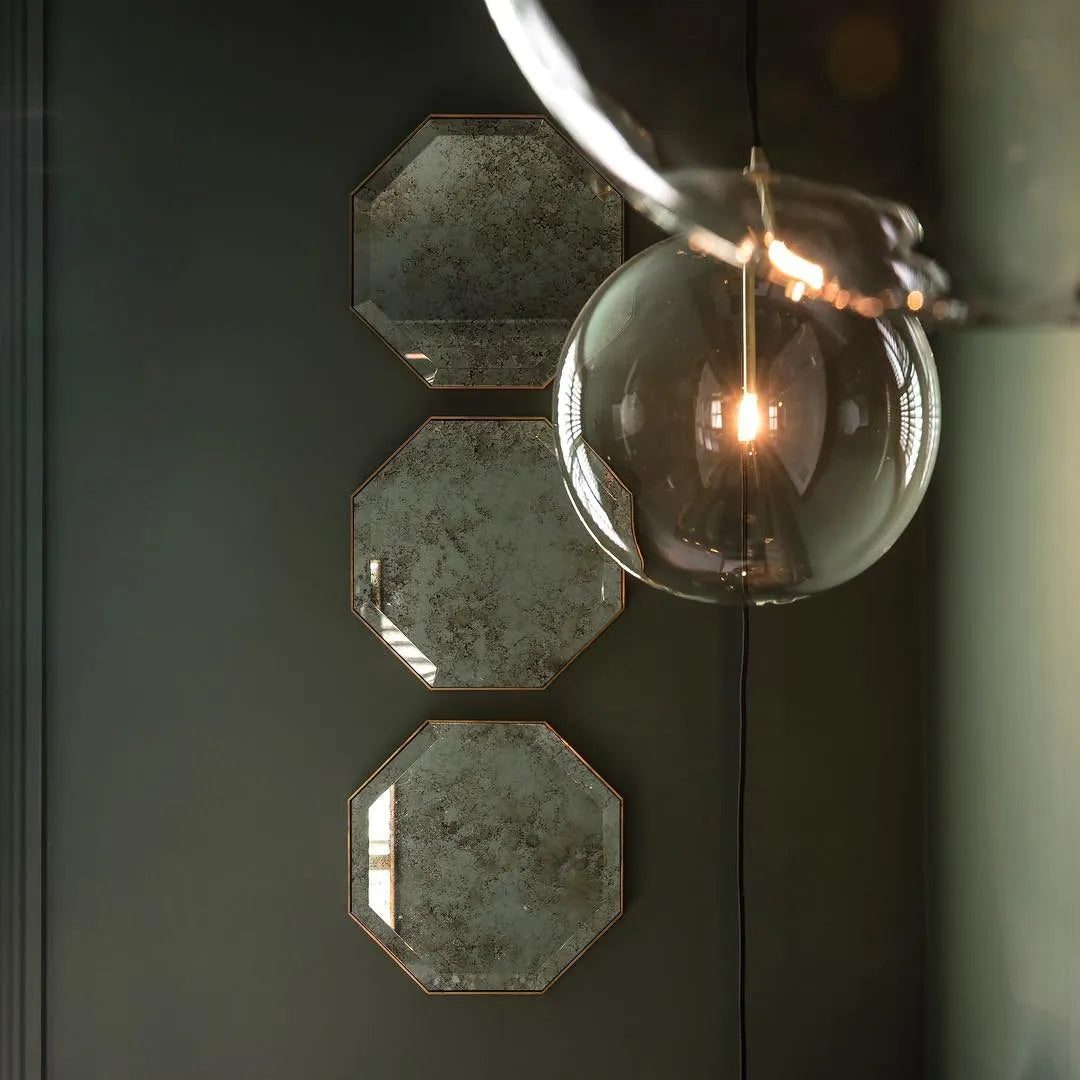 Glass Globe Pendant fi 350 Suspensions
