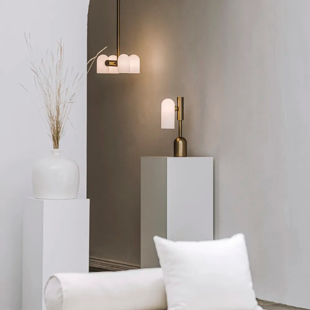 Odyssey Pendant 4 Marbre Suspensions