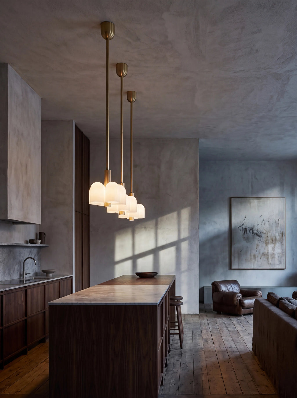 Odyssey Pendant 6 Marbre Suspensions