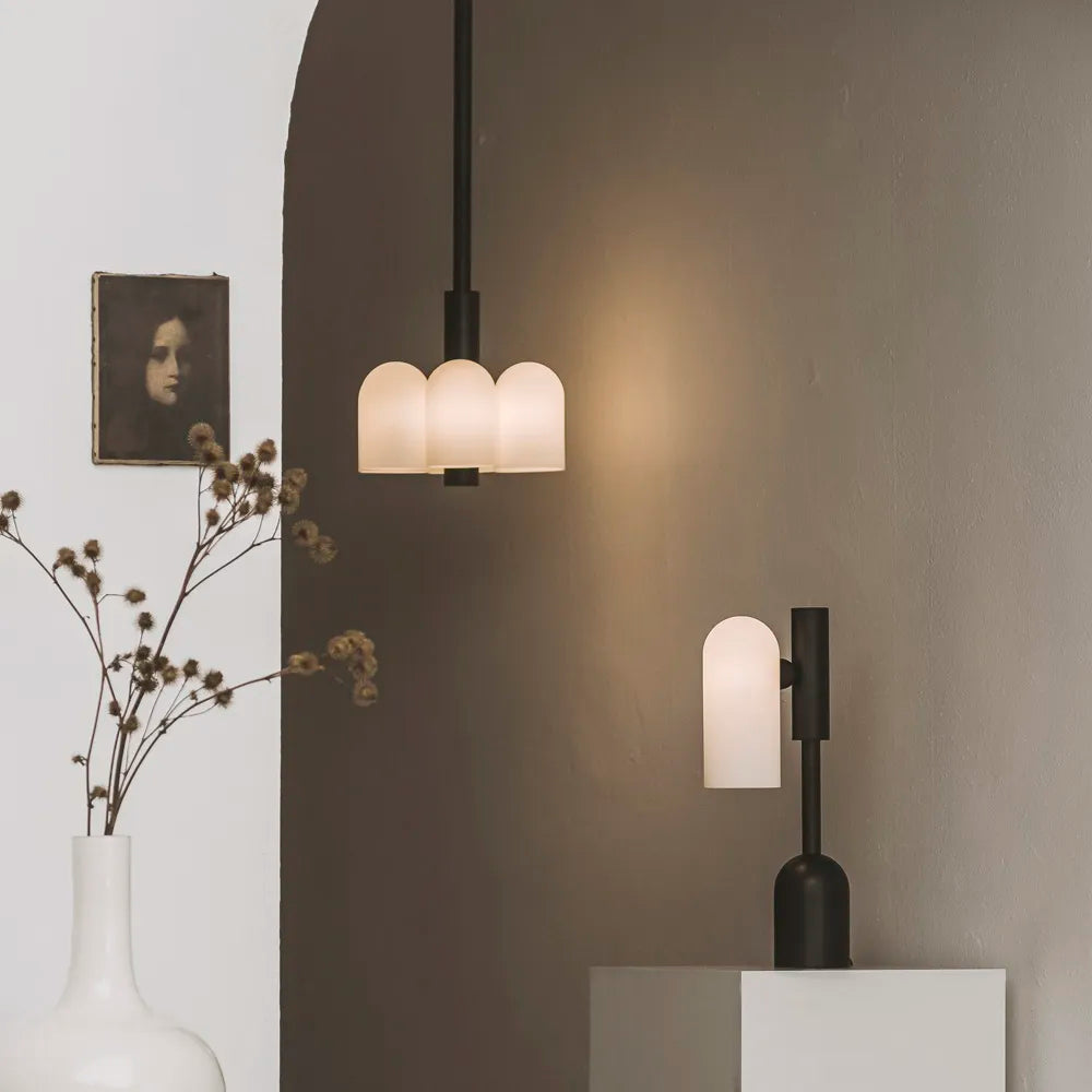 Odyssey Pendant 6 Opale mat Suspensions