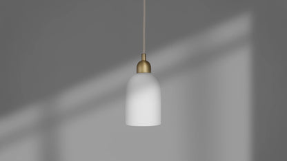 Odyssey Single Pendant SM Opale mat Suspensions