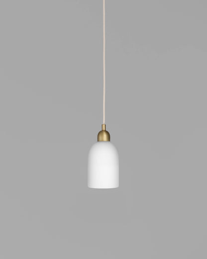 Odyssey Single Pendant SM Opale mat Suspensions